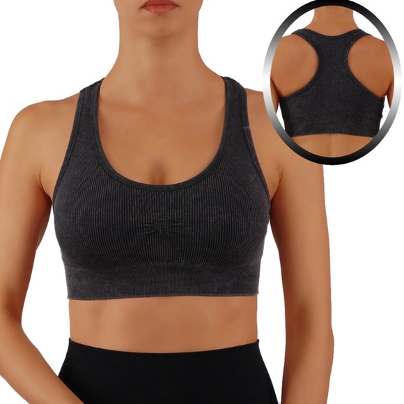 Yelete Other - Black Yoga Top Comfort Sports Bra